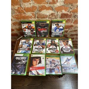 Xbox 360, Xbox one, Xbox, 11 Games In The Lot. Pre-owned